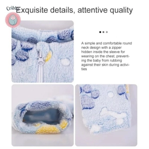 Cozy Coral Velvet Baby Pajamas Set