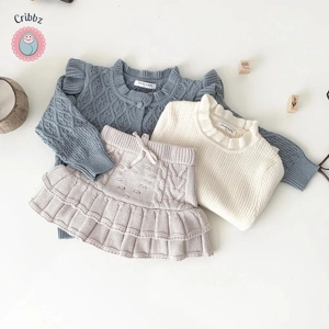 Winter Knitting Skirt for Girls