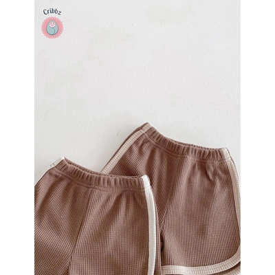 Stylish Infant Boys Waffle Outfit Set title=