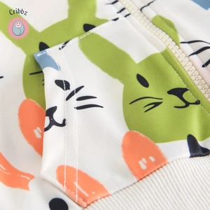 Autumn Bunny Hooded Baby Coat