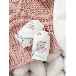 Baby Girls Cartoon Deer Jumpsuit Set