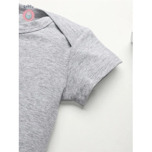 Cute Letter Print Baby Romper Set