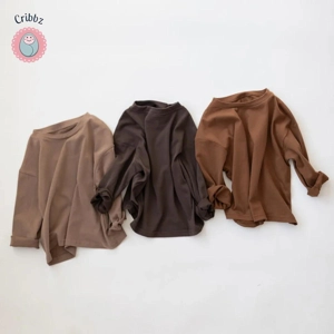 Cotton Long Sleeve Baby T-shirt Set