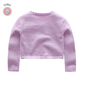 Soft Cotton Knit Baby Girl Cardigan