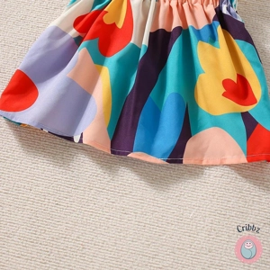 Casual Summer Baby Girls Vest Set