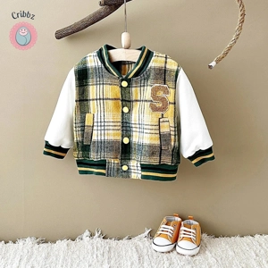 Toddler Boys Baseball Jacket Winter Coat