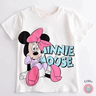 Cute Minnie Mouse T-shirt for Babies title=