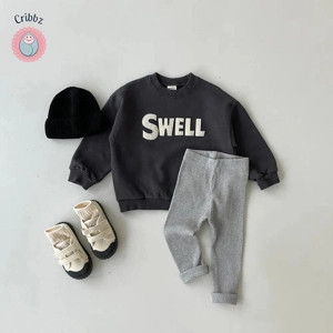 Korean Baby Boys Cotton Pullover Sweatshirt