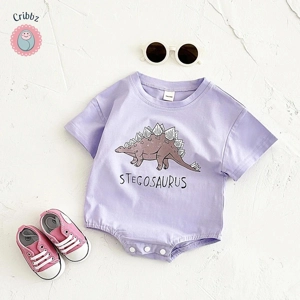 Dinosaur Print Baby Romper for Infants