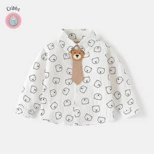 Cute Cartoon Bear Shirt for Kids