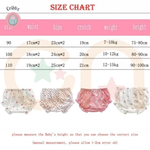 Baby Girl Cotton Underwear with Bows