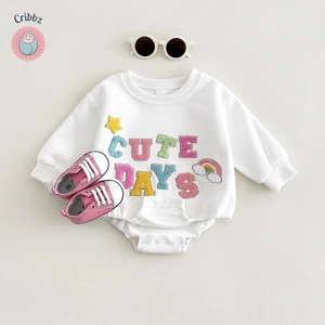 Baby Girl Cotton Bubble Romper