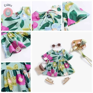 Summer Cotton Dress for Baby Girls