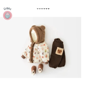 Winter Baby Parka with Fur Hoodie