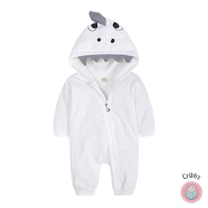Newborn Bear Hoodie Jumpsuit Outfit