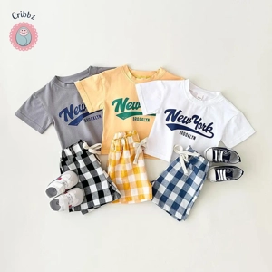 {New York Print Toddler Outfit Set