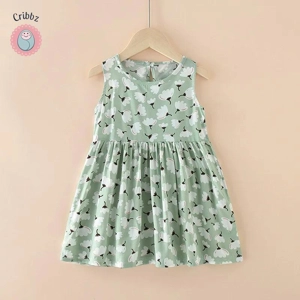 Cribbz Summer Princess A-Line Cotton Dress