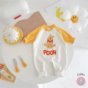 Cute Cartoon Baby One-Piece Pajamas