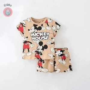 Mickey Mouse Cotton Kids Tracksuit Set