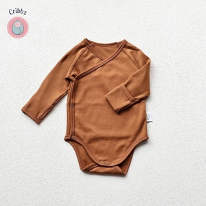 Cotton Long Sleeve Baby Bodysuit Set