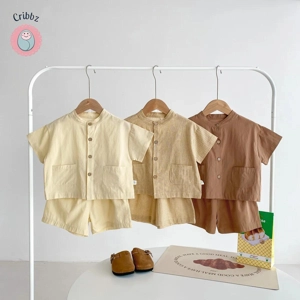 Casual Boys Short Sleeve Clothing Set