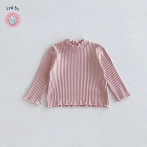 Cute Autumn Knit Undershirt for Kids