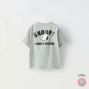 Kids Cartoon Graphic Short-Sleeve T-Shirt