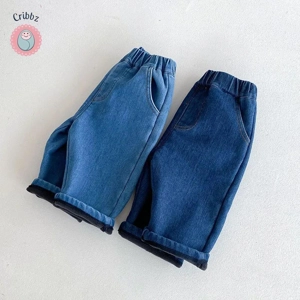 Cute Thicken Denim Jeans for Kids