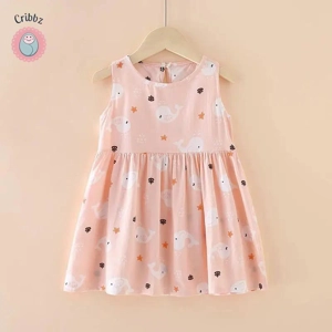 Cribbz Summer Princess A-Line Cotton Dress