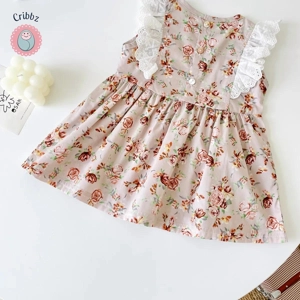 Summer Lace Flower Dress for Baby Girls