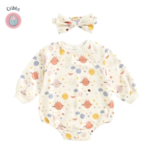 Cute Baby Halloween Bodysuits with Headband