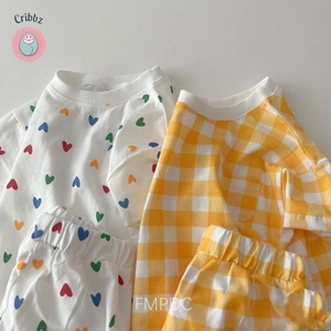 Summer Toddler Polka Dot Outfit Set