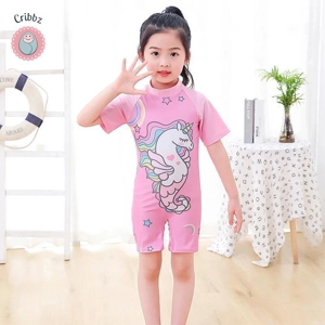Baby Boy Unicorn Cartoon Swimsuit