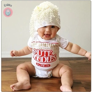 Cute Noodles Baby Bodysuit for Newborns
