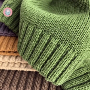 Vintage Cotton Knit Sweater for Kids