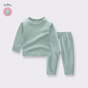 Autumn Winter Baby Thermal Pajama Set