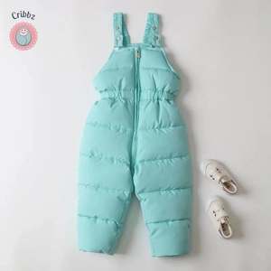 Thick Fur Lined Kids Ski Outfit Set