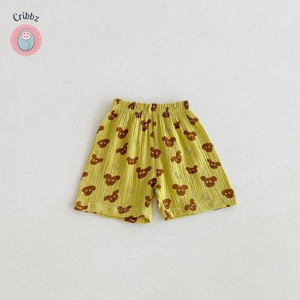Cute Cartoon Printed Kids Shorts