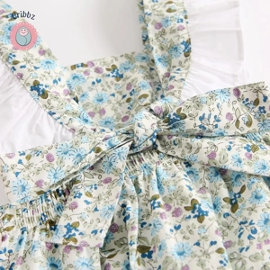 Summer Cotton Baby Girls Romper Set