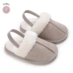 Cute Fluffy Baby Slippers for Toddlers