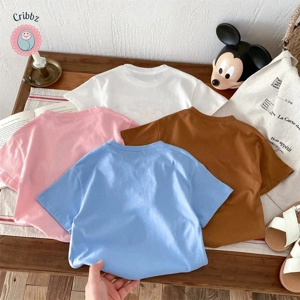 Brown Mickey Cartoon Kids T-shirt