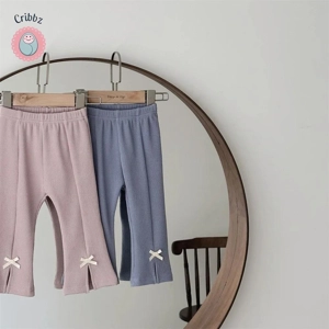 Adorable Baby Flared Trousers with Bow