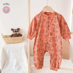 Cute Cartoon Animal Baby Jumpsuit