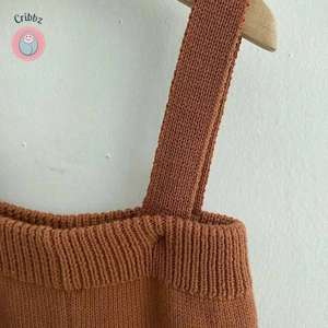 Knitted Baby Overall Sweater Pants 0-2Y