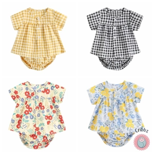 Cotton Baby Girls Summer Clothing Set