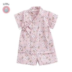 Cotton Baby Clothes Set - Short Sleeve