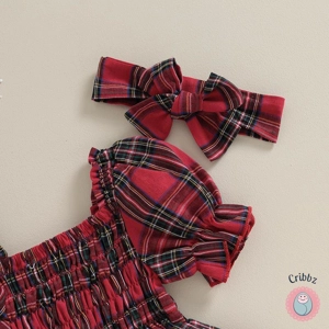 Summer Christmas Baby Girls Bodysuit Dress