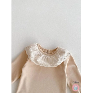 Baby Girl Lace Collar Undershirt