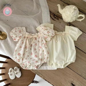 Floral Summer Romper for Newborns