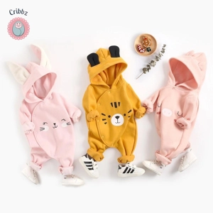Warm Cute Animal Winter Baby Romper